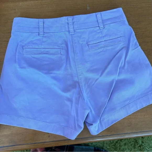 Women's J Crew Purple Shorts Size 0 - Picture 2 of 3